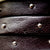 brown 10 mm flat leather with round studs