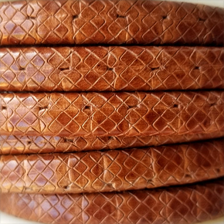 Oval Snake Texture Regalitz Leather