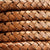 Hand Braided Brown Oval Regalitz Leather