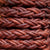 8 mm cognac brown hand braided leather