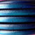 Oval Metallic Blue Regalitz Leather