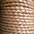 golden topaz 4 mm braided leather cord