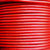 Red 1.5 mm plain round leather