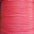 Rose pink 1.5 mm plain round leather