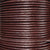 Bordeaux 2 mm plain round leather