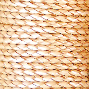 golden topaz 3 mm braided leather cord