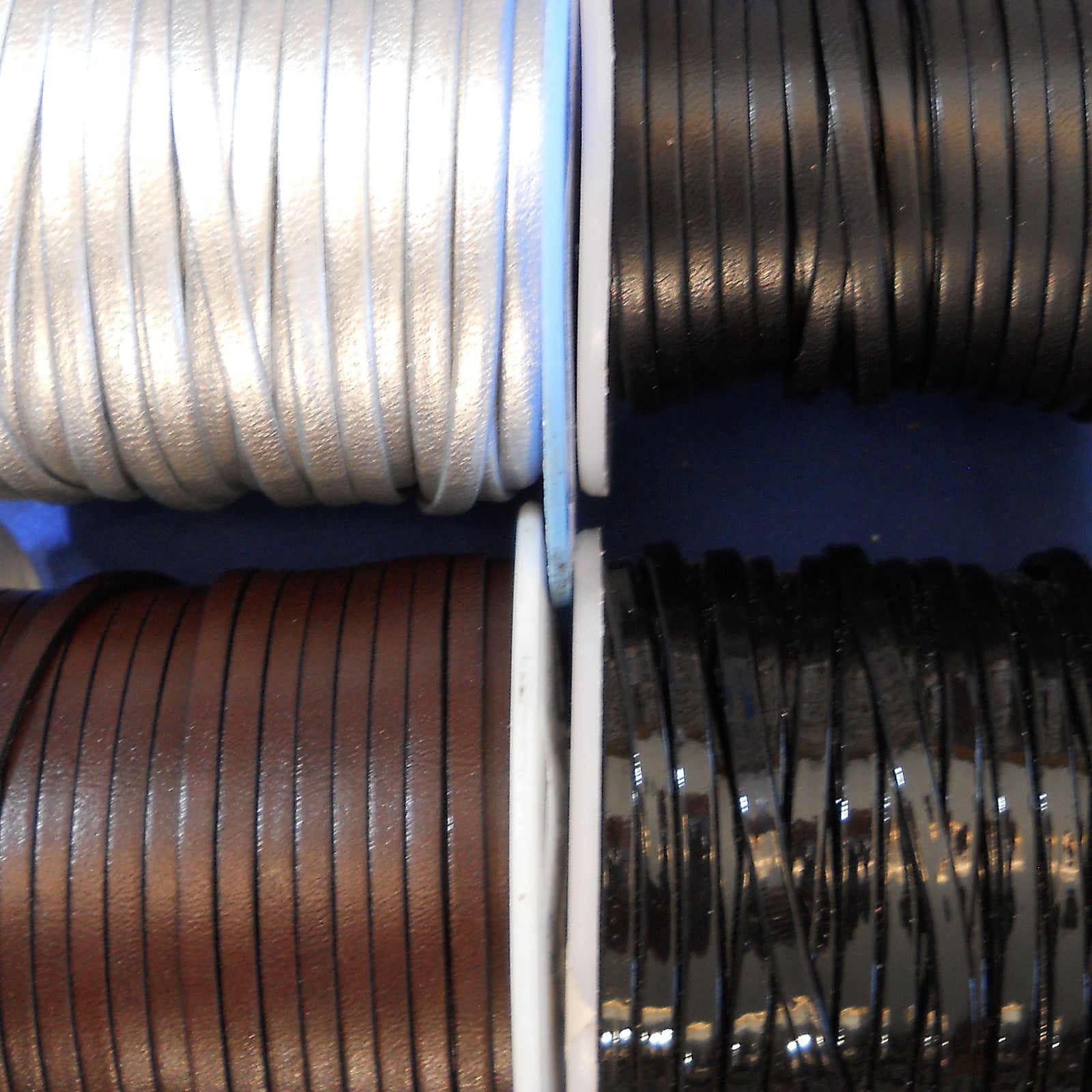 3 mm Flat Leather Cord