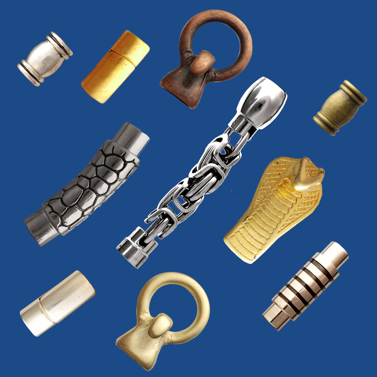 Clasps For Round Leather