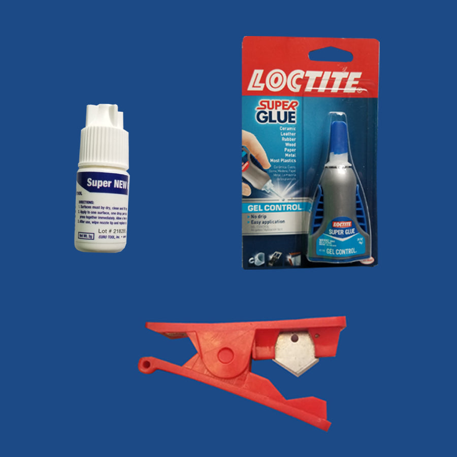 Cutters and Glue for Leather