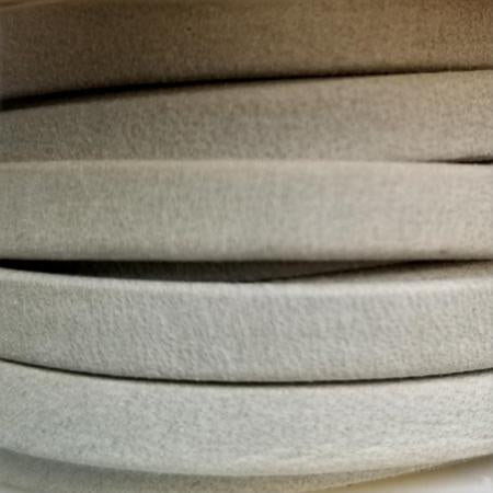 5 mm gray solid color single sided leather
