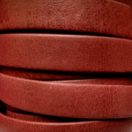 10 mm flat extra soft leather