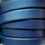 light blue 10 mm flat metallic leather