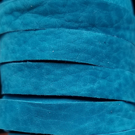 10 mm flat Nubuck leather