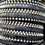 10 mm flat Italian leather with silver balls on the sides