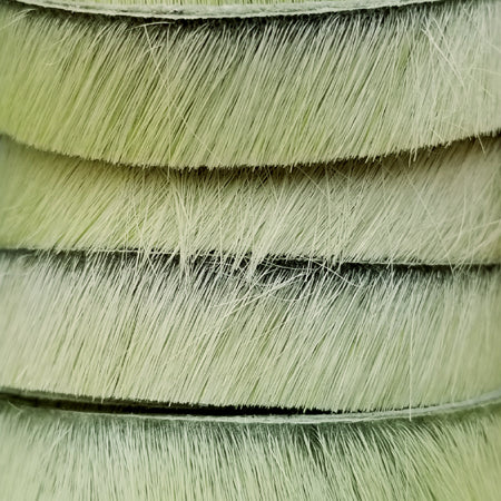 10 mm flat leather with hair