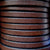 5 mm flat brown Bruciato leather