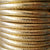 metallic gold 6 mm plain round leather