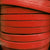 5 mm red solid color single sided leather