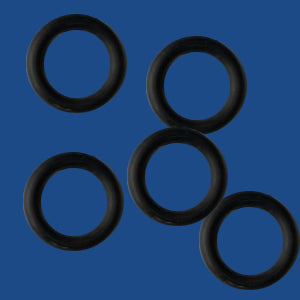 10 mm Rubber O-Rings for leather (10 pcs per bag)
