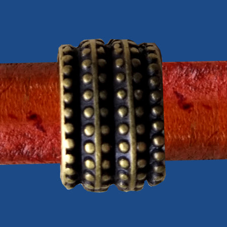 Antique brass plated triple regal slider For Regalitz