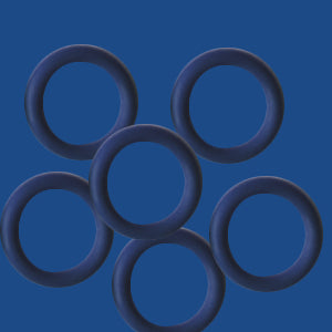 10 mm Rubber O-Rings for leather (10 pcs per bag)