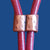 Antique copper plated double tube spacer bead for 5 mm round leather