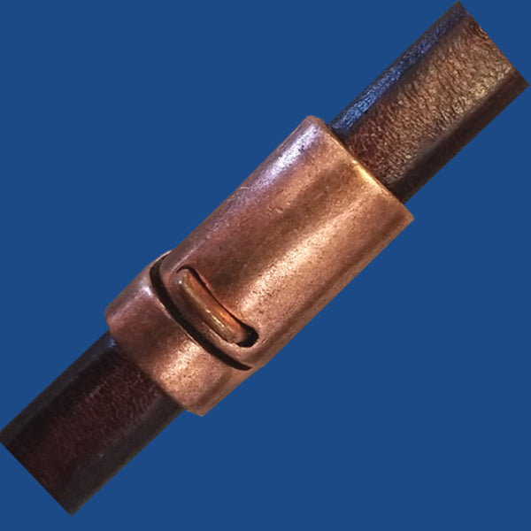 Antique copper plated magnetic clasp for oval Regalitz leather