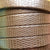 gold 10 mm flat greco leather